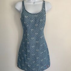 This Brand New With Tags Light Blue/Chambray Dress Is So Cute! Looks Great Alone Or Paired With A Sweater Or Light Jacket. Zipper Along Back For Closure Blue Fitted Casual Sundress, Casual Fitted Cotton Sundress, Fitted Blue Casual Sundress, Cute Cotton Mini Dress With Ditsy Floral Print, Casual Blue Mini Dress With Ditsy Floral Print, Fitted Cotton Sundress With Ditsy Floral Print, Cute Looks, Dots Dress, Hollister Dresses