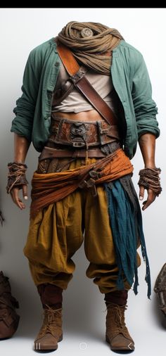 Blacksmith Outfit Male, Pirate Style Outfits Men, Fairytale Clothes Male, Pose Reference Pirate, Fantasy Outfits Male Casual, Wildlife Photographer Outfit, Mens Fantasy Costume, Fantasy Pirate Outfit Male, Larp Outfits Male