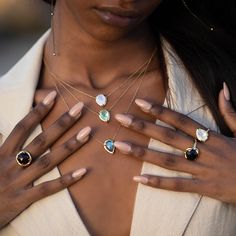 Lilith ring. Lilith is the first woman. She knows who she is and will not apologize for it. She shows her true self to whoever will listen, or look. Description:This captivating ring is perfect for elevating any look and adding sparkle and mystery to your days and night. Materials Description:- 12 mm rose-cut black Onyx.- 14k gold. - 0.04 ct diamonds (optional)- Rough texture, high polish. Black Onyx's Qualities: This mystical stone is for those who want to let their true selves shine through. O The 3rd Eye, Higher State Of Consciousness, 3rd Eye, Labradorite Necklace, Labradorite Crystal, Labradorite Jewelry, Beautiful Dream, Blue Labradorite, Pendant Gold