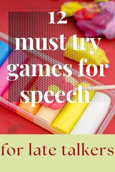 Awesome games to boost late talker speech and language #speechdelay #toddler #speech #toddlergames Speech Games For Preschoolers, Asd Activities, Learning Games For Toddlers, Speech Games, Language Delay, Speech Therapy Games