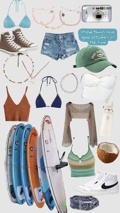 Summer Outfit Inspo Aesthetic 2023, Beach Inspired Outfits Summer, Summer Theme Outfit Ideas, Outerbanks Style Clothes, Merliah Summers Outfit, Cute Beach Outfits Aesthetic, Summer Themed Outfits, Pogue Style Outfits, Pogue Outfits Ideas