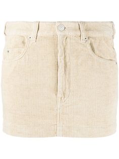 Rania corduroy miniskirt from MARANT ÉTOILE featuring beige, cotton, corduroy, belt loops, concealed fly and button fastening, classic five pockets and thigh-length. This item is in size 36 and the color is Beige Corduroy Mini Skirt, Quiet Luxury, Fame Dr, Airport Fashion, Van Cleef Arpels, Straight Skirt, Cotton Skirt, Yoga Wear, Dolce & Gabbana