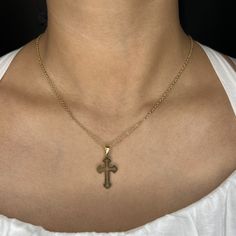 201 Stainless Steel Pendants Necklaces, with Cable Chains and Lobster Claw Clasps, Cross, Stainless Steel Color Size: about 17.71"(45cm) long, 1.5mm wide; cross: 24.5x15x1mm. Gold Metal Cross Charm Necklaces, Nickel-free Gold Cross Necklace, Gold Metal Cross Necklace With Clavicle Chain, Gold Cross Necklace Nickel Free, Gold Cross Necklace With Nickel-free Cross Pendant, Gold Metal Cross Pendant Jewelry, Pendants Necklaces, Stainless Steel Pendant, Dallas Tx