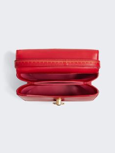 [vc_row][vc_column width=”1/3″][vc_column_text text_larger=”no”] Schiaparelli Schiaparelli Mini Secret Bag A bag crafted from smooth red lambskin. It is secured with a gilded brass toggle clasp in the form of a Padlock with black enamel detailing.   The bag is carried by hand with a top handle fastened with gilded brass fasteners.   Removable leather shoulder strap.   Height 16cm, Width 20cm, Depth 5cm. Schiaparelli Mini Secret Bag has been a staple of the fashion world f Design Your Own Shoes, Brass Fasteners, Maria Lucia Hohan, Rebecca Vallance, Stylish Celebrities, Bags Shop, Old Hollywood Glamour, Fashion World, Toggle Clasp