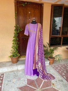 Hand embroidered Anarkali with Khaddi georgette dupatta  /lavender anarkali suit set / lavender anarkali dupatta USA / Indian anarkali/ Indian dresses/ voggish / purple anarkali dress          Looking for a perfect indian dress/anarkali/suit sets that are trendy, unique and easy to carry !! yess, You are at the right place. we carry such versatile pieces of anarkalis and suit sets that really let you stand out in any occassion !!      featuring this beautiful lavender anarkali with hand embroide Semi-stitched Purple Anarkali Unstitched Suit, Festive Lavender Anarkali Set For Wedding, Designer Anarkali Lehenga In Lavender, Anarkali Lavender Lehenga With Dupatta, Lavender Anarkali Set With Zari Work For Wedding, Festive Lavender Traditional Wear With Resham Embroidery, Festive Lavender Fitted Dupatta, Unstitched Lavender Salwar Kameez For Eid, Unstitched Lavender Salwar Kameez With Resham Embroidery