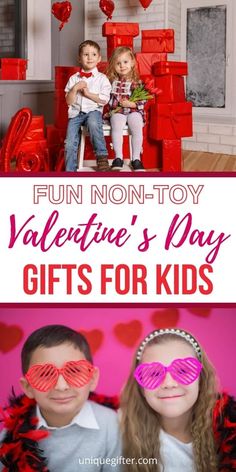 valentine's day gifts for kids with the words fun non - toy valentine's day