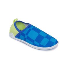 They'll love wearing these colorful Speedo Junior Splash and Sun Booties to the pool. These fun shoes are easy to slip on and provide traction for their safety in the water and on deck. Added UV protection makes the pair a must-have. Comfortable Non-slip Slip-ons For Outdoor, Summer Sports Slip-ons With Rubber Sole, Non-slip Closed Toe Slip-ons For Outdoor, Multicolor Slip-on Sneakers For Outdoor, Blue Sporty Slip-ons With Round Toe, Comfortable Multicolor Sneakers For Outdoor, Multicolor Slip-on Outdoor Sneakers, Non-slip Sports Slip-ons With Round Toe, Non-slip Slip-on Sneakers