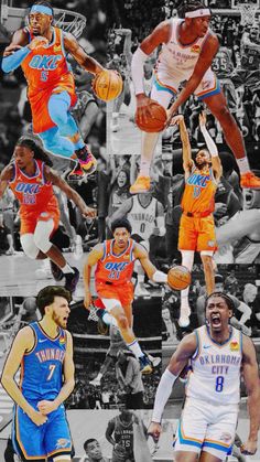 an image of basketball players collaged together