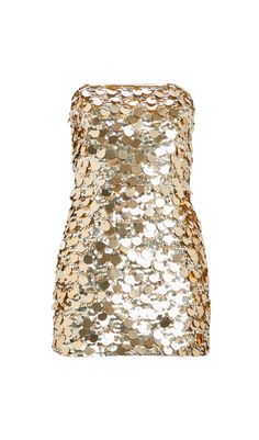 With its bold design and eye-catching sequin embellishments, this dress is perfect for making a statement and standing out in any crowd. Take a chance and make a statement with this daring mini dress! champagne gold stretch-design all-over sequin embellishment strapless thigh-length straight hem Polyester 95%, Lycra 5% Dry Clean Only Colour may vary due to lighting on images. The product images (without model) are closest to the true colour of the product. Item runs true to size chart and is cut to suit our size chart. Please refer to our size chart for the best fit. Do not size up or down. Dress Champagne, Sequin Embellishment, Take A Chance, Sparkly Dress, Plus Size Shopping, Strapless Mini Dress, Hoco Dresses, Dress Jewelry, Plus Dresses