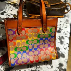 It’s New I Never Used Designer Multicolor Shoulder Bag With Top Carry Handle, Designer Multicolor Shoulder Bag With Top Handle, Luxury Multicolor Everyday Bags, Designer Multicolor Shoulder Bag For Everyday, Luxury Multicolor Bags For On-the-go, Luxury Multicolor Bags For Everyday Use, Designer Multicolor Shoulder Bag For Shopping, Designer Multicolor Everyday Bag, Luxury Multicolor Shoulder Bag For On-the-go