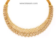 18 Karat Rose Gold Polish Diamond Necklace 
         - 235-DN330 - in 47.050 Grams for USD $7356.79. 
Made in India by Totaram Jewelers Online this product is in Gold - 18 Karat Gold  & is an excellent gift for Adult - Women. Ships fully insured with secured guaranteed delivery for free with your order over $250 from New Jersey USA & comes with 30 days exchange policy. South Sea Pearls, Gold Polish, Gifts For Adults, 18k Rose Gold, New Jersey, Diamond Jewelry, Womens Necklaces, Diamond Necklace, Gold Necklace