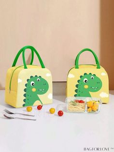 BagForLove - Insulated School Lunch Bag with Cartoon Animal Print design Product Description Color Green Pattern Type Animal Material Polyamide Composition 100% Polyamide Size Chart INCH CM Bag Length Bag Width Bag Height Size 9.1 inch 5.1 inch 7.5 inch one-size Bag Length Bag Width Bag Height Size 23 cm 13 cm 19 cm one-size Details Pictures Similar Products h2 { text-align: center; } /* æ¢è¡ */ li{ white-space: normal; word-break: break-all; word-wrap: break-word; } .red-box { width: 100%; display: flex; flex-direction: row; flex-wrap: wrap; justify-content: center; } .red-box > div { width: 190px; height: 250px; margin: 10px; } .red-box > div > a > img { width: 190px; height: 250px; } .size-box { width: 100%; margin: auto; white-space: nowrap; } .table { border-collapse: collapse; bord Cartoon Style School Bags With Animal Design, Cartoon-style School Bags With Animal Design, Cartoon Animal Design School Bags, Cartoon Style Animal Design School Bag, Cartoon Style Multicolor Rectangular Bag, Fun Portable Bags For Everyday Use, Fun Everyday Portable Bag, Fun Everyday Portable Bags, Cartoon Style Multicolor Travel Bags