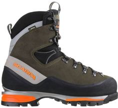 Scarpa Grand Dru GTX Mountaineering Boot High-top Waterproof Boots For Outdoor With Metal Feet, High-top Waterproof Boots With Protective Metal Feet For Outdoor, Abrasion-resistant Round Toe Hiking Boots For Adventure, Outdoor Hiking Boots With Protective Metal Feet, Abrasion-resistant Round Toe Hiking Boots, High-top Abrasion-resistant Waterproof Boots For Outdoor, High-top Abrasion-resistant Waterproof Boots For Outdoor Activities, Abrasion-resistant High-top Waterproof Boots For Outdoor Activities, Abrasion-resistant Round Toe Hiking Boots For Outdoor