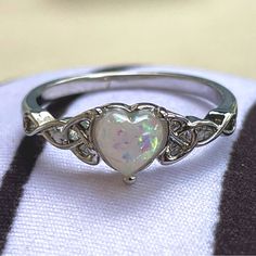 Promise Ring/ Engagement Ring/ Gift For Yourself So Pretty! Size 8 Brand New Ring Engagement, Celtic Knot, Promise Ring, Womens Jewelry Rings, Promise Rings, So Pretty, Ring Gift, Silver Ring, Heart Shapes