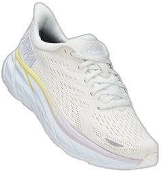 Sporty Sneakers With Cushioning For Sports, White Ergonomic Running Shoes With Gel Cushioning, Ergonomic White Running Shoes With Gel Cushioning, Hoka Clifton 8, Hoka Clifton 9, Outsole Design, Clifton 9, Hoka Clifton, Bright White