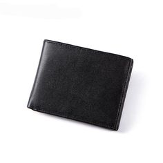 Reflecting simplicity and subtlety, this black foldable leather wallet is a blend of a classy and vintage style. With nothing over the top, this product for men is the perfect example of practicality with style. It is made of high-quality genuine leather that is compact enough to fit into your pocket. The interior of the wallet is equipped with multiple card slots, and a transparent slot for photo ID as multiple compartments is a universal need for all businessmen. The wallet has outstanding finesse with its deep black shiny surface finish implying it doesn’t lack in quality or style. Long lasting and durable this is the sort of product that every individual must keep with them. Some admirable features include: Simple foldable design High-quality leather Multiple card openings An attractiv Classic Black Trifold Wallet For Business, Classic Black Bifold Card Holder, Classic Black Bifold Wallet, Black Leather Trifold Wallet With Zipper, Black Leather Trifold Wallet With Zipper Closure, Classic Leather Trifold Wallet With Zipper, Classic Black Trifold Wallet With Coin Pocket, Black Leather Wallets With Zipper Closure, Classic Black Trifold Rectangular Wallet