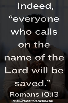 Discover the powerful promise in this bible verse. Everyone who calls on the name of the Lord will be saved. A bible verse filled with hope and assurance, reminding us of God's open invitation to salvation. This scripture is perfect for moments of reflection and sharing encouragement. Save this pin for daily inspiration and don't forget to share with others to spread the hope. Bible Verse. Faith quote. Inspirational Short Stories, Emotional Resilience, Christian Bible Verses, Find People, Blog Inspiration