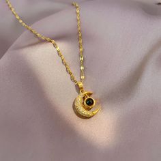 Style: TRENDYMaterial: DiamondShape\pattern: Moon Star And Moon Necklace, Rhinestone Material, Moon Pendant Necklace, Photo Necklace, Long Pendant Necklace, Moon Design, Gemstone Necklace Pendant, Collar Jewelry, Beautiful Necklace