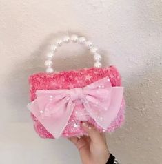 2024 Girls Pearl Chain Crossbody Bags Princess Handbag Kids Fashion Gift Purses    ***This is very small cute bag for girls aged below 12years old. Thank you!**** Price offered is for 1 piece . If to buy 2 pieces,it will be much cheaper.Please leave the colors you want while ordering.    Conditon:New Size: 14.5cm x10cmx5cm (+/-1cm) (Please check the sizes and make sure if what you need.Thank you!)              Please click our shop " syxfashion2016" to see more items. *************************** Trendy Pink Party Bags, Trendy Pink Shoulder Bag For Party, Trendy Pink Evening Bag, Cute Party Pouch Shoulder Bag, Pink Satchel Evening Bag For Party, Pink Shoulder Bag With Pearl Handle For Fashion, Trendy Pink Bag With Pearl Handle, Pink Shoulder Bag With Pearl Handle, Trendy Pink Shoulder Bag With Pearl Handle