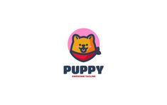 Puppy Mascot Cartoon Logo 3 Logo Template Logo Cartoon, Cartoon Mascot, 3 Logo, Ad Logo, Cartoon Logo, Shopify Theme, Logo Templates, Puppies, ? Logo