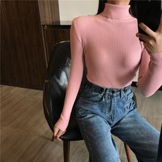 Brand Name: EzsskjPattern Type: SolidClothing Length: RegularMaterial: SpandexMaterial: CottonCollar: TurtleneckOrigin: CN(Origin)Season: WinterDecoration: NONESleeve Length(cm): FullSleeve Style: RegularThickness: STANDARDStyle: CasualAge: Ages 18-35 Years OldGender: WOMENModel Number: Casual SweaterMaterial Composition: CottonStyle: Fashion Party Crop Tops, Stylish Tank Tops, Turtle Neck Crop Top, Slim Sweater, Thick Sweaters, High Neck Sweater, Sweater Jumper, Classic Style Women, Ribbed Turtleneck