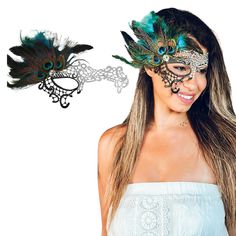 PRICES MAY VARY. Elegant Design: These masquerade masks are a must-have accessory for any formal event or party, adding a touch of sophistication and mystery to your outfit. The intricate lace pattern and beautiful colors make them a show-stopping accessory that is sure to turn heads and make you feel like a true queen Comfortable Fit: We know that comfort is just as important as style, which is why these masks are made from lightweight and breathable materials that feel great against your skin. Elegant Halloween Costume Eye Mask, Elegant Halloween Eye Mask, Elegant Eye Mask For Halloween, Carnival Party Eye Masquerade Mask, Elegant Mask For Carnival, Elegant Carnival Mask Costume Accessory, Elegant Costume Accessories For Mardi Gras Party, Elegant Mardi Gras Costume Accessories For Party, Elegant Masks For Mardi Gras Party