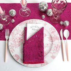 Glitz Sequin Napkin 20x20 - Magenta Sequin Wedding Table, 120 Round Tablecloth, Sequin Table Runner, Chair Bands, Sequin Table, Table Overlays, Flower Panels, Sweetheart Table, Fabric Bolts