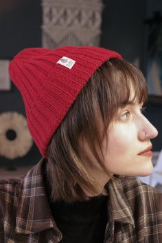 Jacques-Yves Cousteau or Steve Zissou beanie hat for men and women in bright red. Soft and warm, comfortable hat. The red fisherman's cap is ideal for travel, sailing or everyday life. Can also be a nice gift for your loved ones Hand knitted from natural 100% merino wool. One size (55cm-58cm) Care instructions: * Hand wash, 30 degrees C (85 degrees F) * Dry flat * Iron at low temperature Red Fisherman Hat, Warm Brimmed Beanie For Outdoor, Casual Red Beanie One Size, Warm Casual Hats For Outdoor, Red Winter Beanie One Size Fits Most, Red Winter Beanie, One Size Fits Most, Casual Warm Hat For Outdoor, Solid Color Bonnet For Cold Weather, Casual Red Winter Beanie