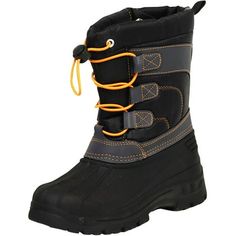 Norty Toddler, Little and Big Boy's and Girl's Snow Boots, Let your kids frolic in the snow or wet ground when it's colder out and stay dry, Side zipper for easy on and off with a lace front featuring an adjustable toggle closure, The black and royal colors have an adjustable front strap and not zipper. Fleece lined boot gives then extra warmth and comfort in the cold weather conditions, Rugged outsole for extra traction, All man made materials, Made in China, #43033 Size: medium.  Color: Gray. Kids Winter Boots, Warm Winter Boots, Girls Snow Boots, Kids Snow Boots, Insulated Boots, Royal Colors, Snow Boot, Winter Snow Boots, Comforters Cozy