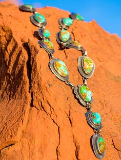 Grande and Mas Grande Sunburst Squash, Turquoise Stone Jewelry, Pebble Necklace, Heirloom Jewelry, Wedding Cuff, Jackson Hole Wyoming, Sister Necklace, Heirlooms Jewelry, Blue Forest