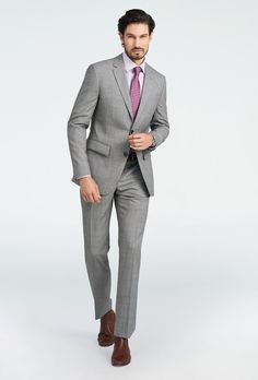 Stand out and make a statement in the Hayle. This stylish, medium weight light gray suit has a rich textured appearance and soft hand-feel Fitted Professional Three-piece Suit For Semi-formal Occasions, Slim Fit Professional Three-piece Suit, Professional Slim Fit Three-piece Suit, Professional Three-piece Slim Fit Suit, Custom Fit Notch Lapel Suit For Semi-formal Occasions, Semi-formal Custom Fit Notch Lapel Suits, Semi-formal Custom Fit Suits With Notch Lapel, Professional Double Breasted Fitted Suit For Semi-formal Occasions, Semi-formal Notch Lapel Custom Fit Suits