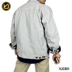 1. Stretchable Light Grey Solid Cotton Jacket For Men
2. Fabric Material: 100% Cotton, Model: VJC851,Perfect For: Casual Wear
3.Has a Spread Collor,4 Pocket Button Closure Long Sleeves
4. Available Sizes: L, XL and XXL, Wash Care: Hand/Machine Wash