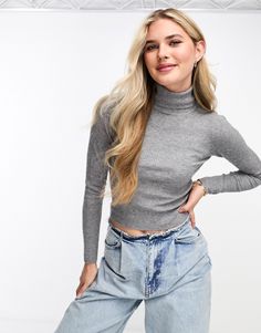 Sweaters & Cardigans by Pull&Bear The soft stuff Turtle neck Long sleeves Slim fit Fitted Jumper, Knitted Polo, Polo Neck, Pull & Bear, Roll Neck, Sunglasses Shop, Jumpers For Women, Grey Fashion, Body Fit