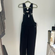 Brand New With Tags, Never Worn Straight Leg Overalls From Madewell In Black Denim. Straight Leg Overalls, M Pants, Black Denim, Madewell, Pant Jumpsuit, Overalls, Straight Leg, Brand New, Tags