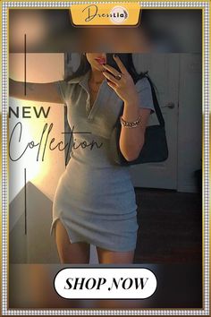 Pure Color Thread Dress Women Summer New Women Short Sleeve Fashion Temperament Hip Slim Dress Vestido Feminino Gray Short Sleeve Mini Dress For Party, Chic Gray Short Sleeve Dresses, Gray Midi-length Bodycon Dress, Chic Gray Short Sleeve Mini Dress, Chic Gray Mini Length Bodycon Dress, Casual Gray Bodycon Dress, Gray Knee-length Bodycon Summer Dress, Gray Bodycon Dress For Spring, Gray Casual Bodycon Dress