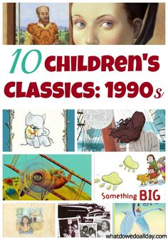 the cover of children's classics, 1950 - present in an old book