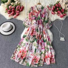 Elegant print holiday dress, new style, sweet, belted bow-necked lady dressMaterial: blendedColor:pink,yellow ,redStyle:elegantFeatures:printed floalSize(cm):S,M,L,XL,2XL 1inch=2.54cmS:bust:86,waist:70,sleeve:48,shoulder:34,length:123&ltp&gtM:bust:90,waist:74,sleeve:49,shoulder:35,length:124</p>&ltbr/>&ltp&gtL:bust:94,waist:78,sleeve:50,shoulder:36,length:125</p>&ltbr/>&ltp&gtXL:bust:98,waist:82,sleeve:51,shoulder:37,length:126</p>&ltbr Summer Chiffon Belted Dress, Elegant Multicolor Printed Floral Dress, Elegant Multicolor Floral Printed Dress, Elegant Belted Multicolor Dresses, Elegant Multicolor Belted Dresses, Elegant Pink Printed Midi Dress, Elegant Printed Pink Dresses, Elegant Multicolor Chiffon Floral Dress, Multicolor Floral Print Chiffon Midi Dress