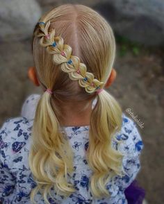 Braid Into Pigtails, Hair Pigtails, Braid Your Own Hair, Anna Hair, Ariel Hair, V Hair, How To Braid, Braiding Your Own Hair