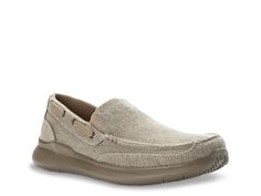 Propet-Viasol Slip-On Show off casual cool vibes with the Viasol slip-on from Propet. A foam footbed and midsole cushions every step while boat shoe-inspired lacing keeps this pair stylish. Casual Slip-on Sneakers With Textured Sole For Outdoor, Casual Slip-on Boat Shoes With Rubber Sole, Casual Boat Shoes With Rubber Sole And Moc Toe, Casual Boat Shoes With Rubber Sole, Casual Slip-on Boat Shoes With Stitched Sole, Casual Slip-on Boat Shoes With Textured Sole, Casual Slip-on Low-top Boat Shoes, Casual Low-top Slip-ons With Arch Support, Casual Walking Shoes With Removable Insole