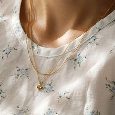 Gold flower charm necklace Flora Necklace, Astrology Necklace, Necklaces Pendant, Necklace Extender, Gold Filled Necklace, Celestial Necklace, Constellation Necklace, Flower Pendant Necklace, Flower Jewelry