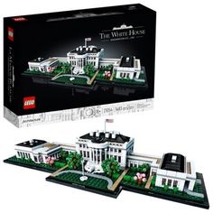 the white house lego set is in its box