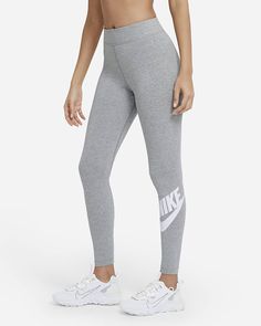 Grey Nike Leggings, Legging Adidas, Thermo Leggings, Sportswear Leggings, Graphic Leggings, Leggings Nike, Nike Leggings, Running Leggings, Grey Nikes