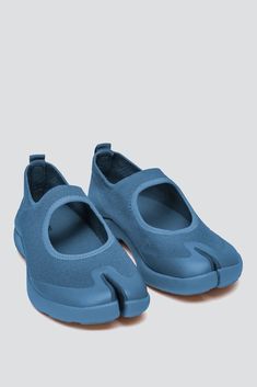 Blue Tabi Sandal - Tabi | Assembly New York Tabi Footwear, Tabi Sandals, Tabi Sneakers, Knit Tree, Tabi Shoes, Natural Movement, Sugar Cane, Blue Sandals, Womens Sandals Flat