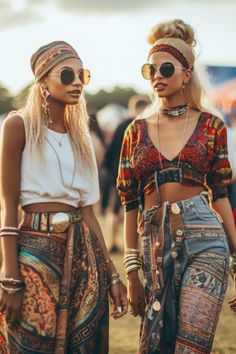 Vetement Hippie Chic, Stile Hippie Chic, Mode Coachella, Hippie Festival Outfit, Looks Hippie, Ready Outfits, Festival Fits