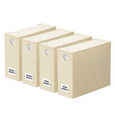 Limited-time deal: SpaceAid 4 Pack Bed Sheet Organizers and Storage, Foldable Sheet Organizer for Linen Closet, Sheets Set Folder Keeper with Window XL (Queen & King Size) Organizing Bedding Container, Beige Sheet Organizer, Organized Bed, King Sheets, Queen Sheets, Under Bed, Under Bed Storage, Linen Closet, Bed Sheet, Sheet Sets