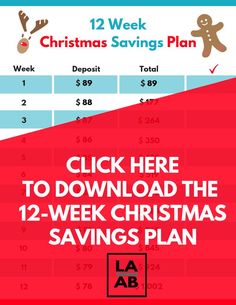 the 12 week christmas savings plan