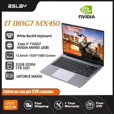 Just found this amazing item on AliExpress. Check it out! $1,183.10 | Laptop i7 1165G7-NVIDIA MX450 32G DDR4 1TB SSD 15.6 Inch Window11 4.7 GHz 1920*1080 Screen HD Camera Portable Gaming Notebook Gaming Notebook, Hd Camera, Fingerprint, Gaming, Notebook, Laptop