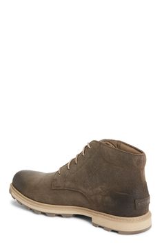 Combining a chukka silhouette with rugged performance and durability, this waterproof boot is an easy choice for your everyday adventures. Lace-up style Removable EVA insole with arch support Waterproof; seam-sealed Leather upper/synthetic lining/rubber sole Imported Men's Shoes Casual Gore-tex Waterproof Boots With Moc Toe, Rugged Ankle-high Waterproof Boots For Outdoor Activities, Casual Durable Moc Toe Waterproof Boots, Casual Durable Waterproof Moc Toe Boots, Casual Moc Toe Waterproof Boots For Outdoor Activities, Casual Waterproof Moc Toe Boots For Outdoor Activities, Casual Waterproof Moc Toe Boots For Outdoor, Casual Waterproof Boots For Outdoor Activities With Plain Toe, Durable Leather Casual Boots