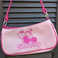 Hello Kitty Cherry Purse Est 2008 Doesn't Have A Pin Decoration On It Hello Kitty Cherry, Cherry Purse, Accessories Hello Kitty, Kitty Accessories, Hello Kitty Accessories, Hello Kitty Pink, Pink Cherry, Hello Kitty, Cherry