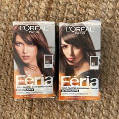 Nwt Loreal Paris Fria Espresso And French Roast Bundle 1 Of Each Everything Pictured Comes In Bundle Colorista Hair Dye, Loreal Paris Feria, Boxed Hair Color, Temporary Hair Color Spray, Hair Color Spray, Lavender Spray, Brown Hair Dye, Champagne Blonde, French Roast